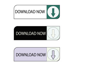 Multicolor Web Download Button Vector Art PNG - High-Quality Graphics