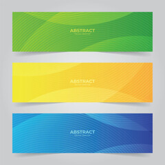 Fototapeta premium Social media facebook cover web banner. Abstract web banner design template