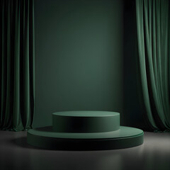 stage with spotlight