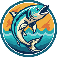 Fishing Vector Illustration. Fishing T-Shirt Design.