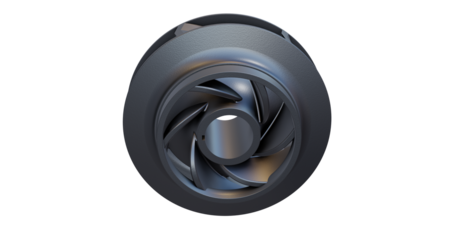 Steel-type impeller with double suction design