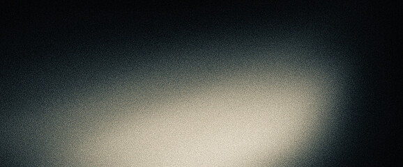 Grainy gradient background, duotone dark to light noise texture banner backdrop poster header cover design © Enso