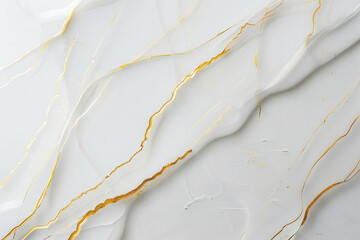 Fototapeta premium Luxurious White Marble with Gold Veins Background for Elegant and Opulent Designs