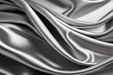 Obraz premium Smooth elegant silver silk or satin texture background