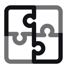 vector puzzle icon