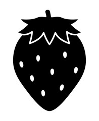 苺のシルエット