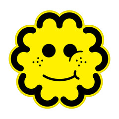 Cookie character with many faces, 'SunSunSunny Cookies'.　
Cookies with a cute face.