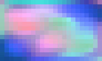 Abstract and colorful pixel background. Color palette shades