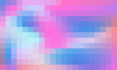 Abstract and colorful pixel background. Color palette shades