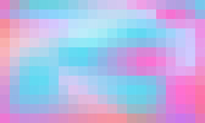 Abstract and colorful pixel background. Color palette shades