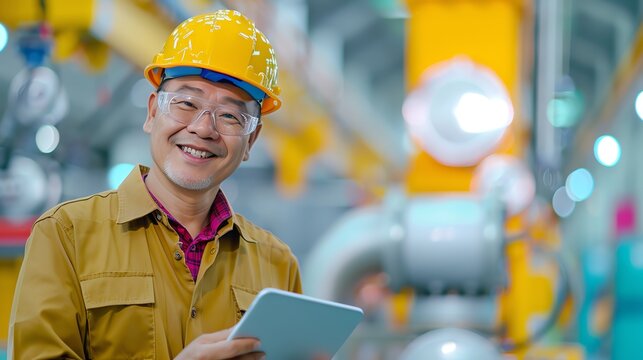 Manager overseeing strategic implementation in a production line, company, strategy, streamlined functioning