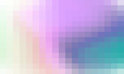 Abstract and colorful pixel background. Color palette shades