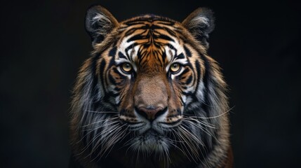 Fototapeta premium Close-up Portrait of a Majestic Tiger
