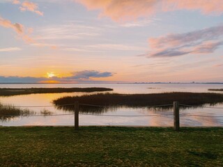 Obraz premium Marsh Sunset