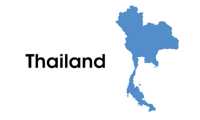 Obraz premium thailand map