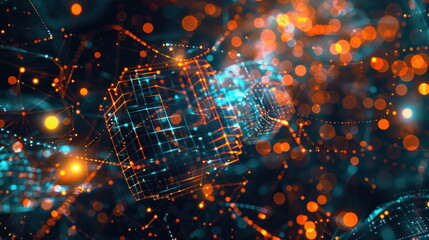 networks data transfer background, digital archives, sound