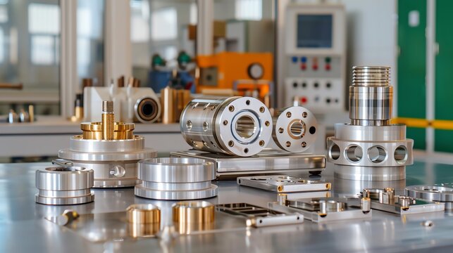 Component parts with hard finish, detailed patterns, Fabricated  Component  Hard, Modern Design