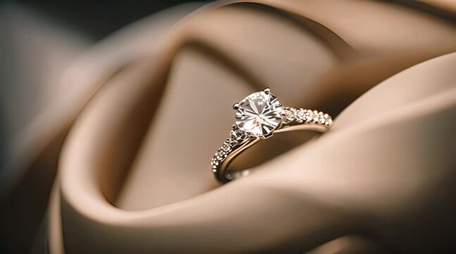 Wedding ring close up