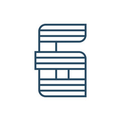 Monogram 6. Number 6. Number 6 design logo. Monogram letter mark 6 logo design. Monogram design vector logo. Monogram number 6 logo design. Simple number 6 monogram. Monogram 6 design logo. 