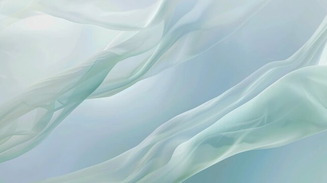 Abstract Blue and Green Fabric