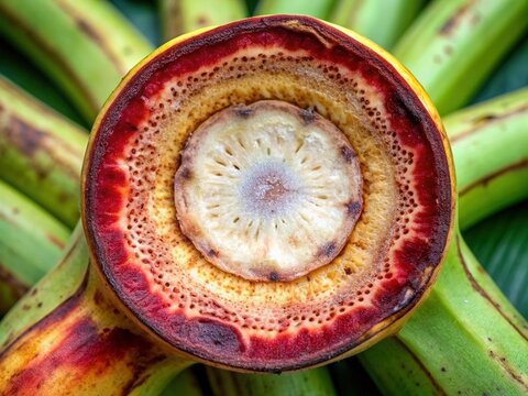  reddish internal symptoms vascular discoloration caused by Fusarium wilt Foc TR4 banana pseudostem