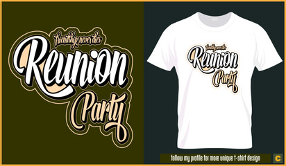 Friends reunion template graphics bundle and vector art