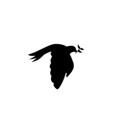 pigeon silhouette icon
