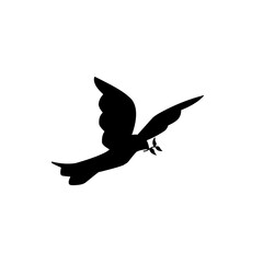 pigeon silhouette icon