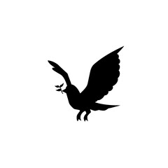 pigeon silhouette icon