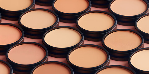 A colorful eyeshadow palette with a variety of shades and finishes for creating beautiful eye looks