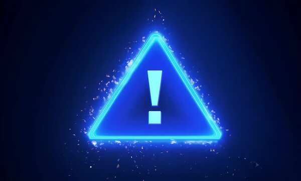 A blue triangle with a white exclamation mark (mov)