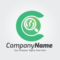 Obraz premium Letter C vector logo template, Colorful Letter C logo, Financial Company Logo, Financial Institute Advisors Logo Design Template Vector Icon