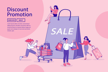 happy family shopping