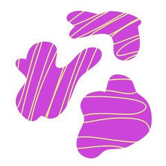 Colorful Abstract Shapes With Pattern