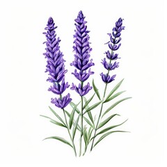 Naklejka premium an ai generated image, bouquet of fresh irises is isolated