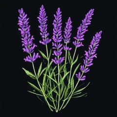 Naklejka premium an ai generated image, bouquet of fresh irises is isolated