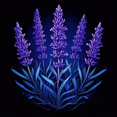 an ai generated image, bouquet of fresh irises is isolated