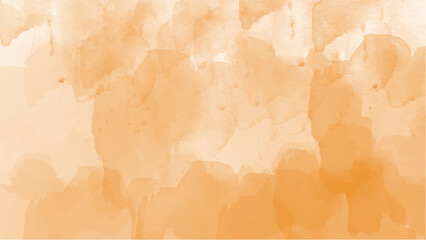 Abstract orange watercolor background.Hand painted watercolor. vector