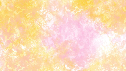 Abstract orange watercolor background.Hand painted watercolor. vector