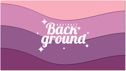 Abstract paper cut shape wave background