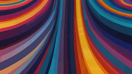 Fototapeta premium abstract psychedelic background with bold, contrasting colors, and flowing, organic shapes that blend seamlessly into one another, creating a hypnotic effect