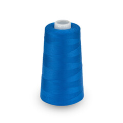 Spool thread isolated. Color threada cutout. Sew threads. Clothing industry object background....