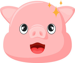 Obraz premium Cute Pig 