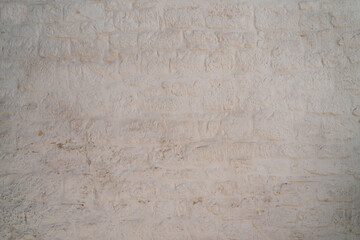White stone wall texture in Locorotondo Italy