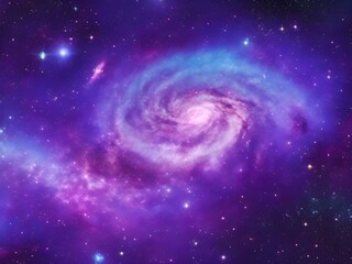 a purple nebula with stars and galaxy in the background, galaxy wallpaper, cosmos wallpaper