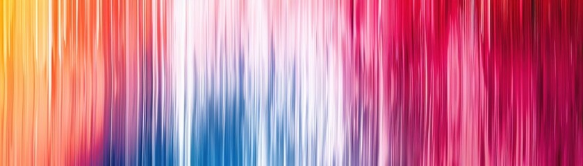 Obraz premium Vibrant Gradient Stripes with Soft Edges - Abstract Geometric Pattern for Modern Designs