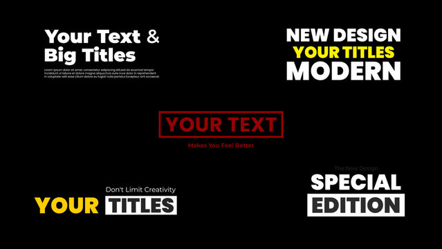 Random Title Variations