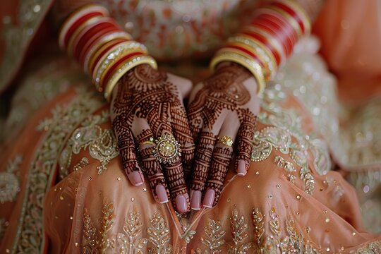 Bride super mehandi night wedding