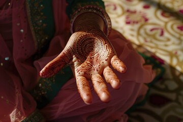 Bride super mehandi night wedding