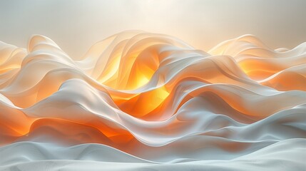 Chic minimalist wallpaper featuring abstract forms and soft lighting, elegant background with generous copy space for text